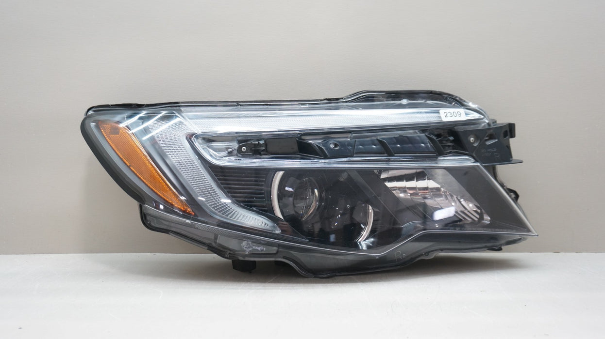 2016-2022 HONDA PILOT FRONT RIGHT PASSENGER SIDE HALOGEN W/ LED HEADLIGHT OEM