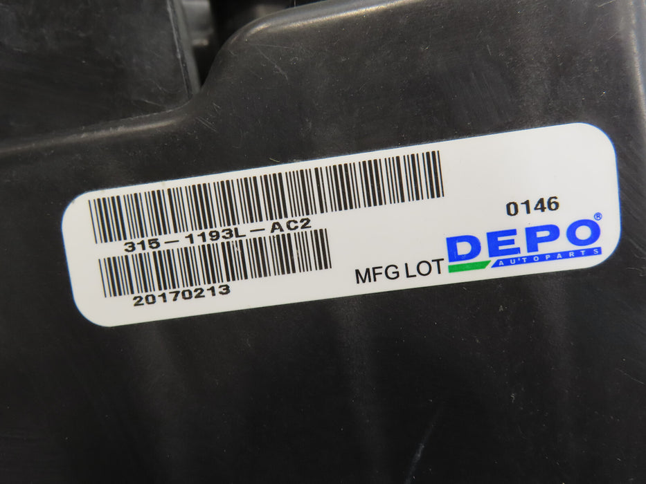 2014-2016 NISSAN ROGUE LEFT DRIVER SIDE HEADLIGHT LAMP AFTERMARKET