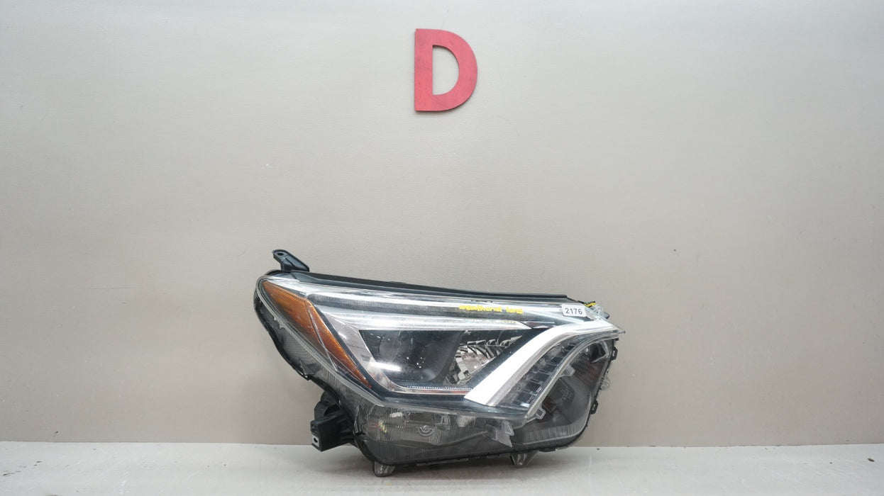 2016-2018 TOYOTA RAV4 FRONT RIGHT PASSENGER SIDE HALOGEN HEADLIGHT OEM