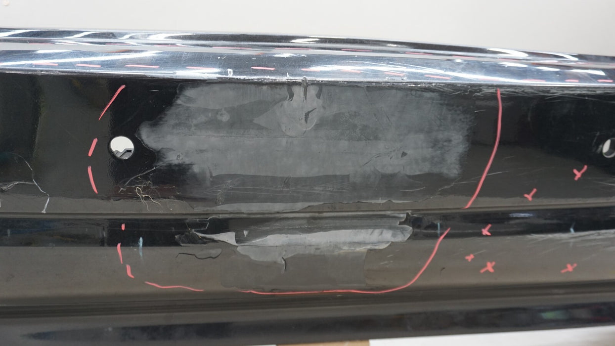 2011-2013 BMW 528I F10 SEDAN REAR BUMPER COVER PANEL W/ SENSOR HOLE OEM 7240372
