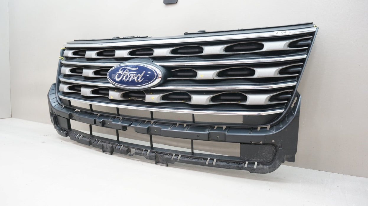 2016-2017 FORD EXPLORER FRONT BUMPER RADIATOR GRILLE OEM FB5Z8200AB