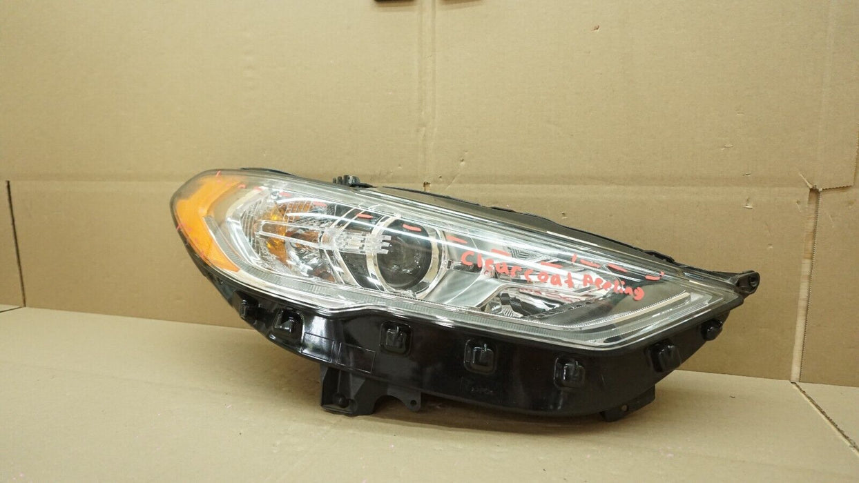 2017-2020 FORD FUSION FRONT RIGHT PASSENGER SIDE HEADLIGHT HALOGEN OEM