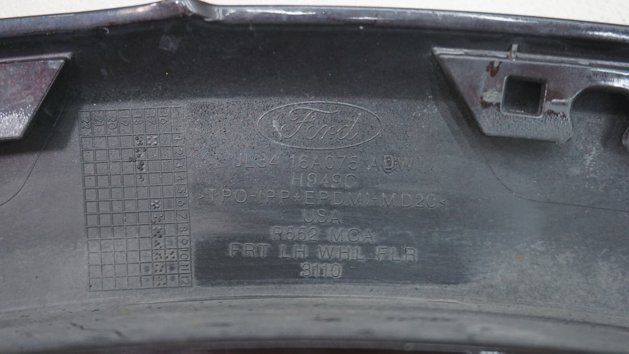 2018-2020 FORD F150 FRONT LEFT DRIVERS SIDE FENDER FLARE MOLDING JL34-16A075 OEM