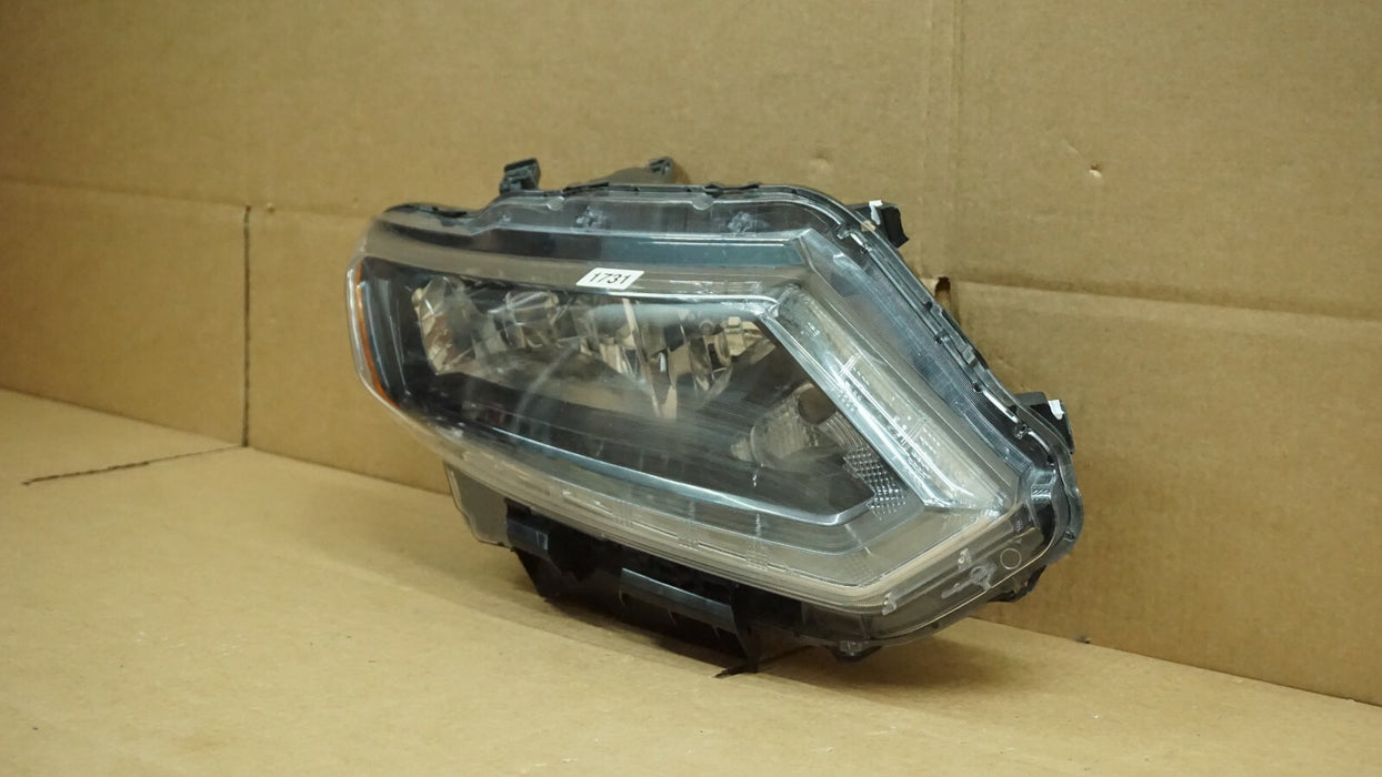 2017-2019 NISSAN ROGUE FRONT RIGHT PASSENGER SIDE HEADLIGHT HEADLAMP HALOGEN OEM