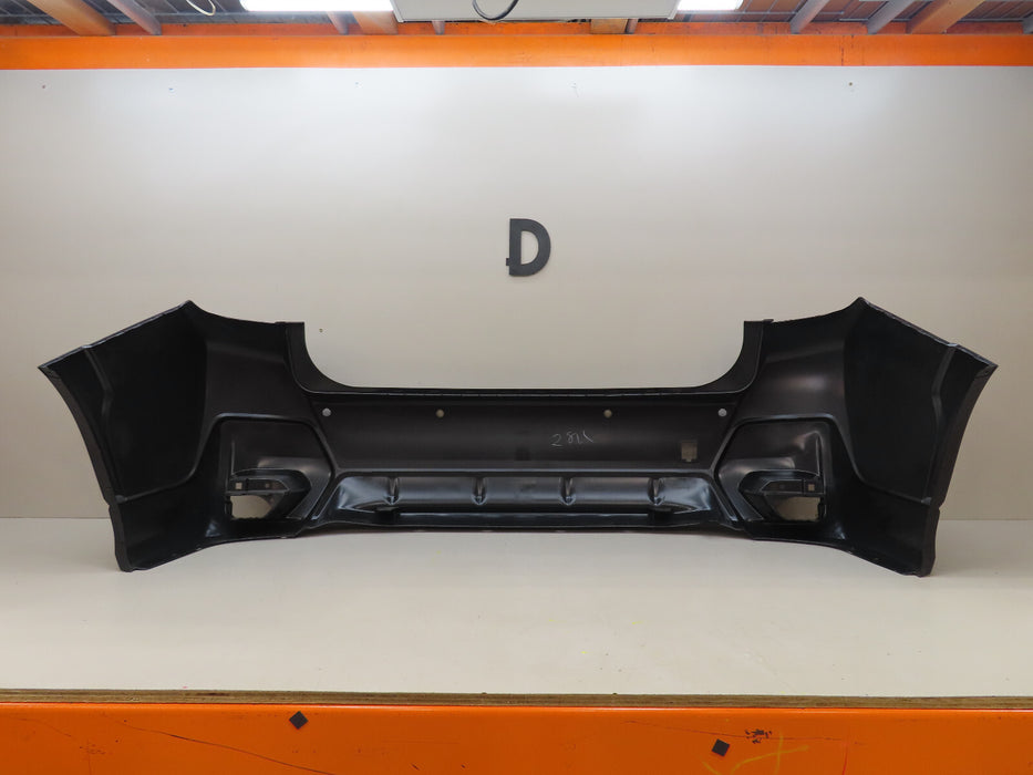 2018-2023 SUBARU CROSSTREK REAR BUMPER COVER W/SENSOR HOLES OEM 57704FL250
