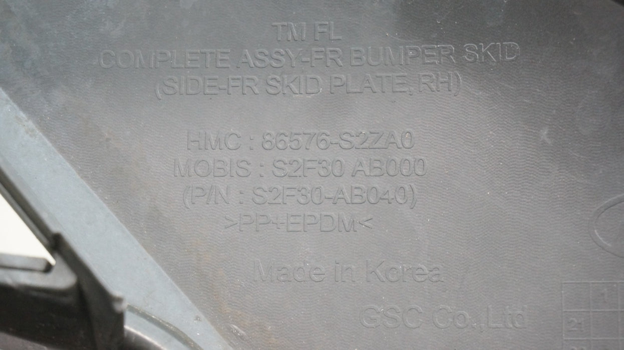 2022-2023 HYUNDAI SANTA FE XRT FRONT BUMPER SKID PLATE VALANCE OEM 86576-S2ZA0