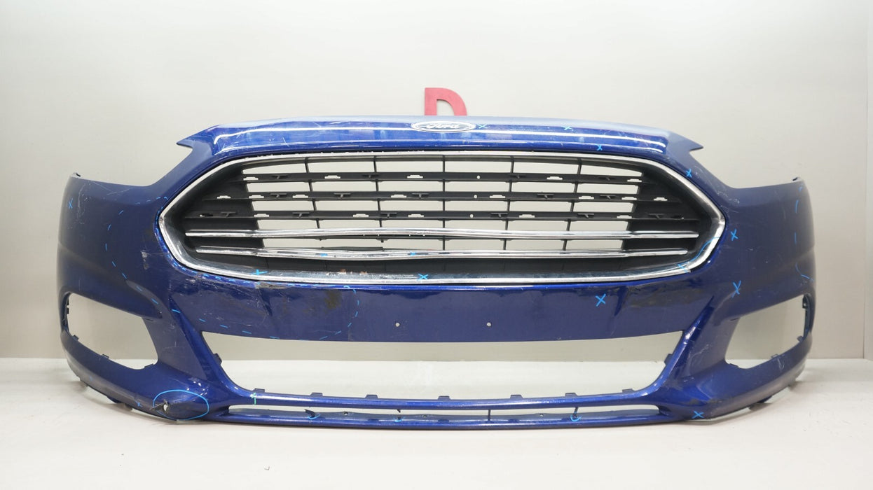 2013-2016 FORD FUSION FRONT BUMPER COVER PANEL WITH GRILLE OEM ES73-17757