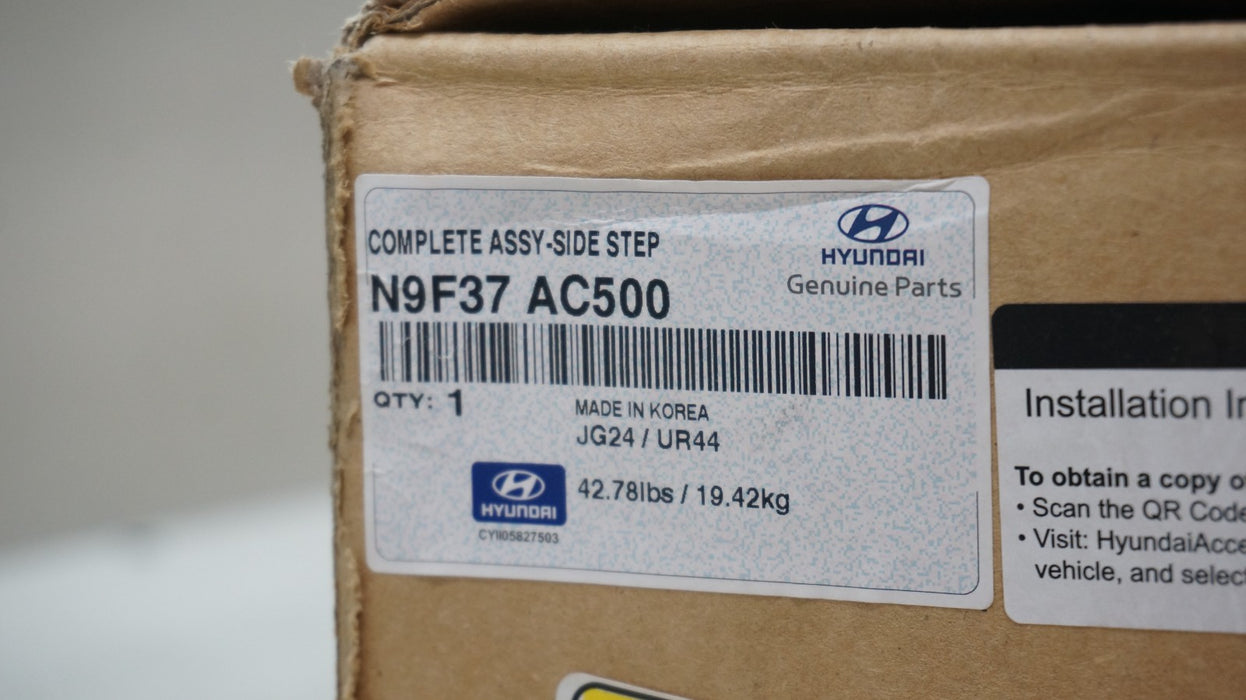 2022-2025 HYUNDAI TUCSON RUNNING BOARD SIDE STEPS OEM N9F37AC500
