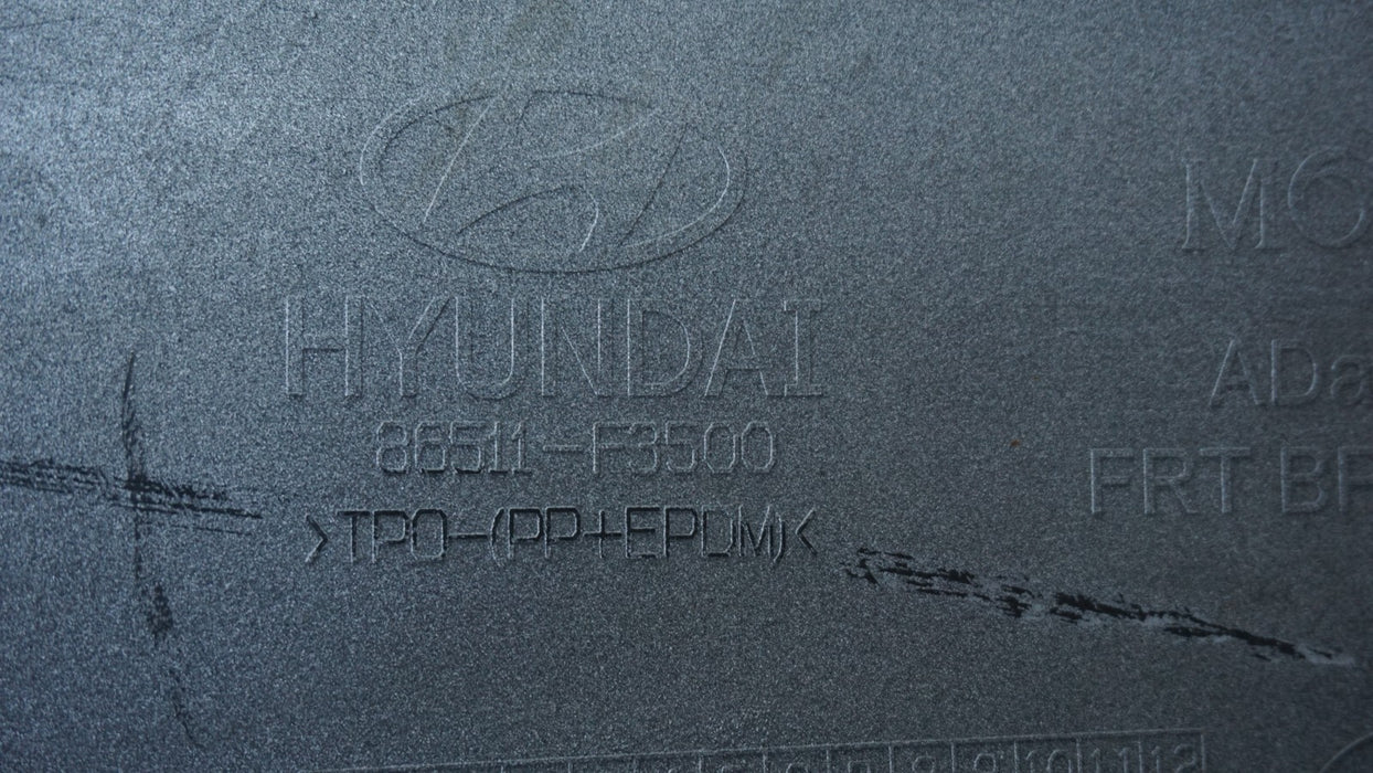 2019-2020 HYUNDAI ELANTRA FRONT BUMPER COVER PANEL FACTORY OEM 86511-F3500