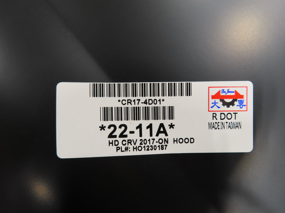2017 2018 2019 2020 HONDA CR-V HOOD BONNET PANEL AFTERMARKET TAIWAN (PD)