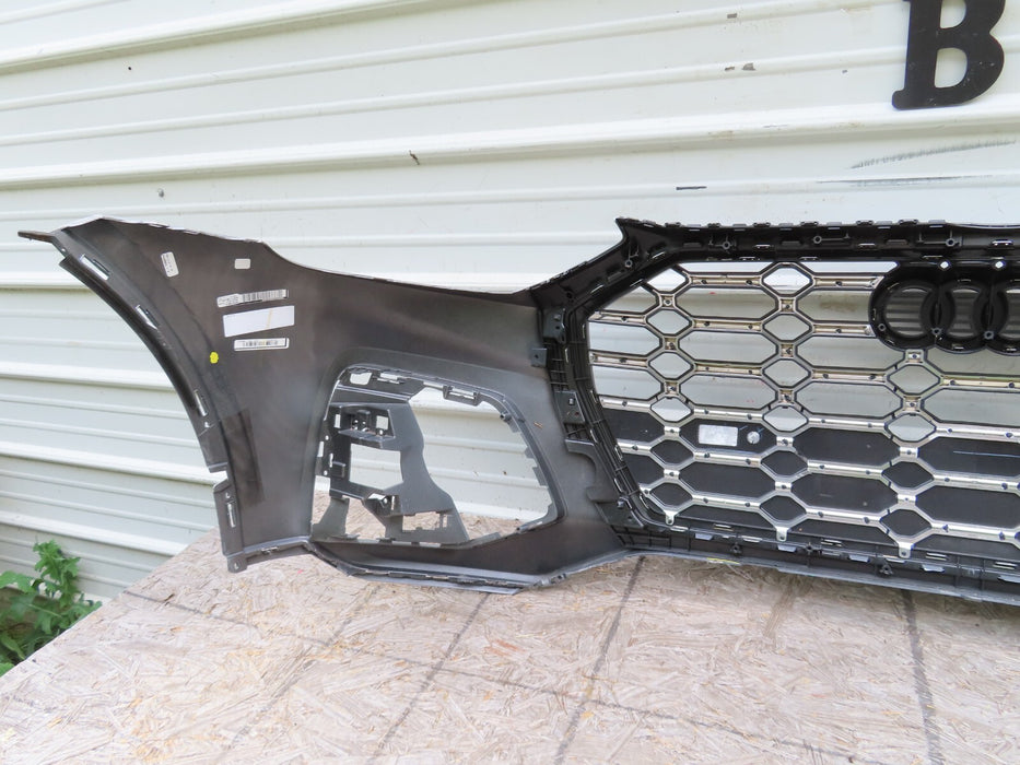2021-2022 AUDI Q5 SUV FRONT BUMPER COVER W/ GRILLE GRILL EMBLEM OEM 80A807437P