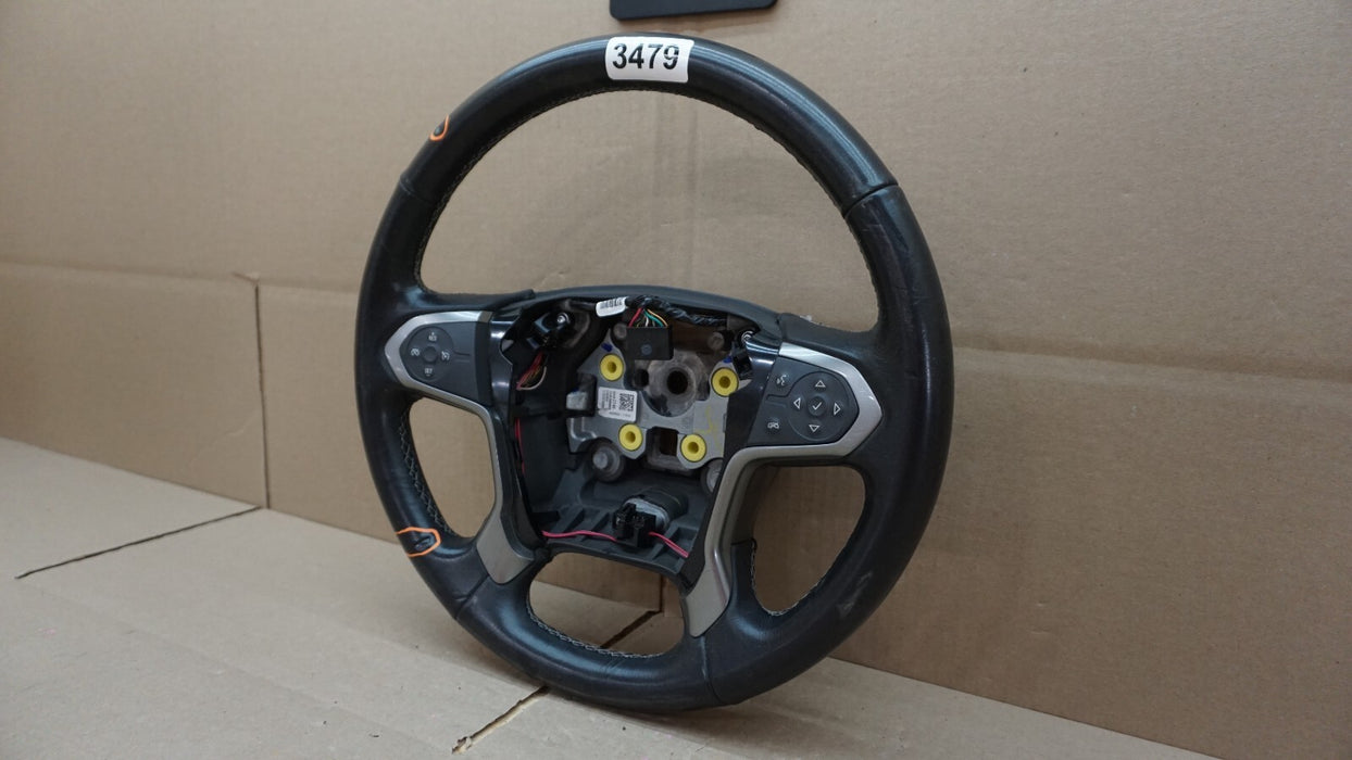 2015-2020 CHEVROLET SUBURBAN STEERING WHEEL BLACK OEM 15 16 17 18 19 20