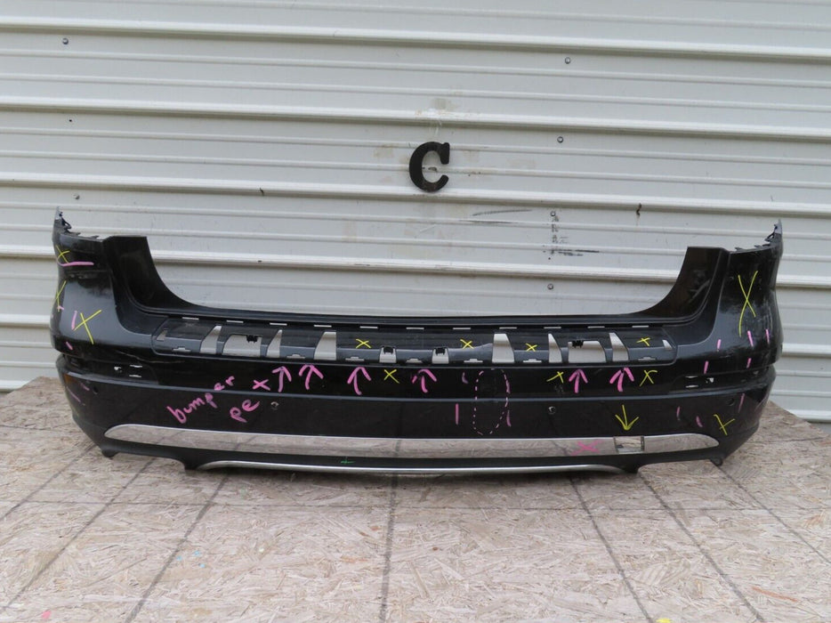 2013-2016 MERCEDES GL450 X166 REAR BUMPER COVER W/ LOWER VALANCE OEM A1668855600
