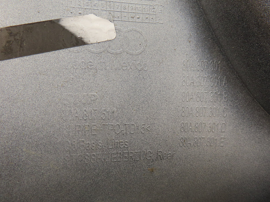 2018-2020 AUDI Q5 REAR BUMPER COVER OEM 80A807301