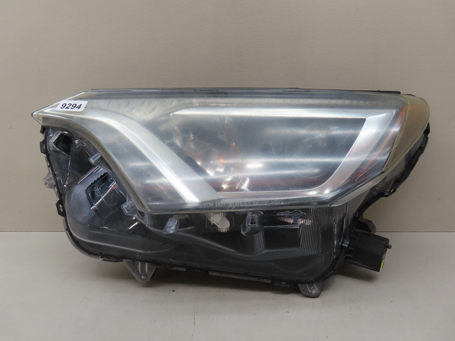 2016 2017 2018 TOYOTA RAV4 FRONT LEFT DRIVER HEADLIGHT OEM 9294