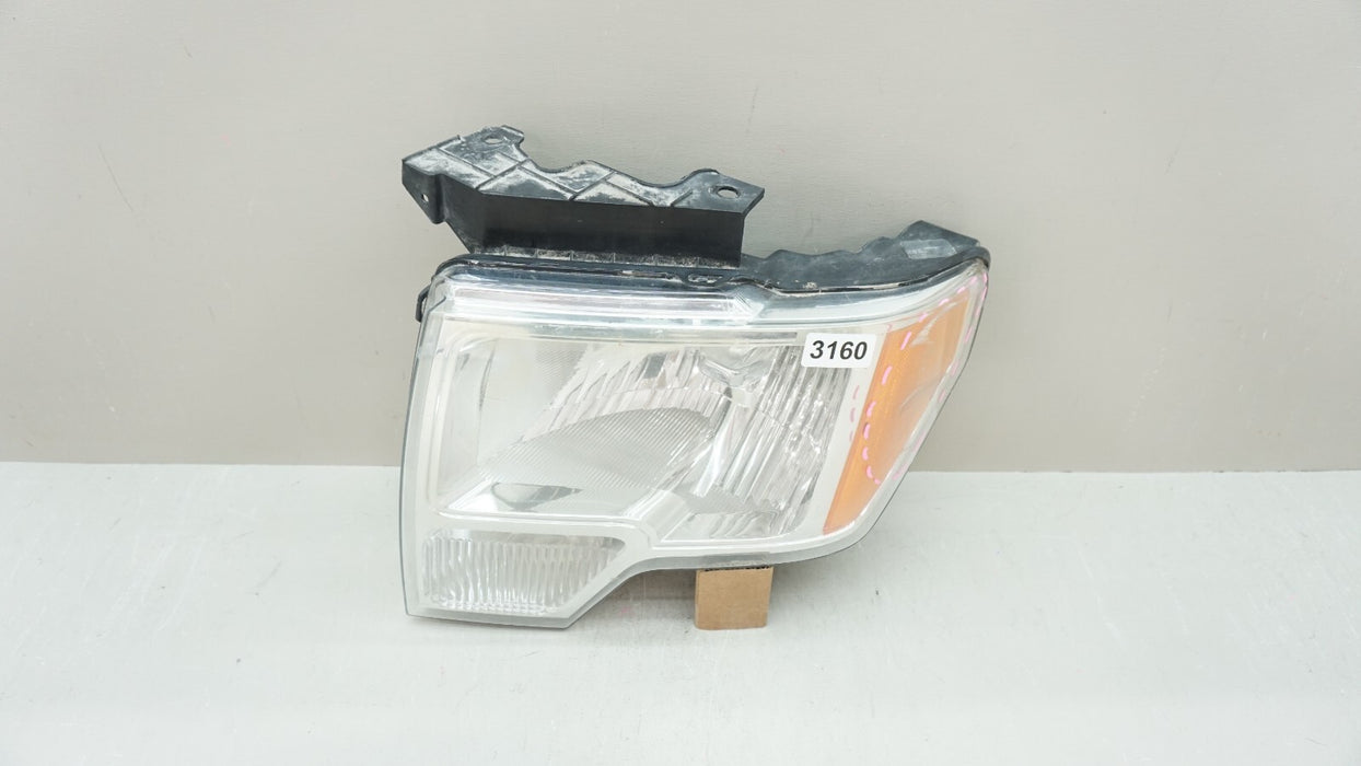 2009-2014 FORD F-150 F150 FRONT LEFT DRIVERS SIDE HEADLIGHT HALOGEN OEM