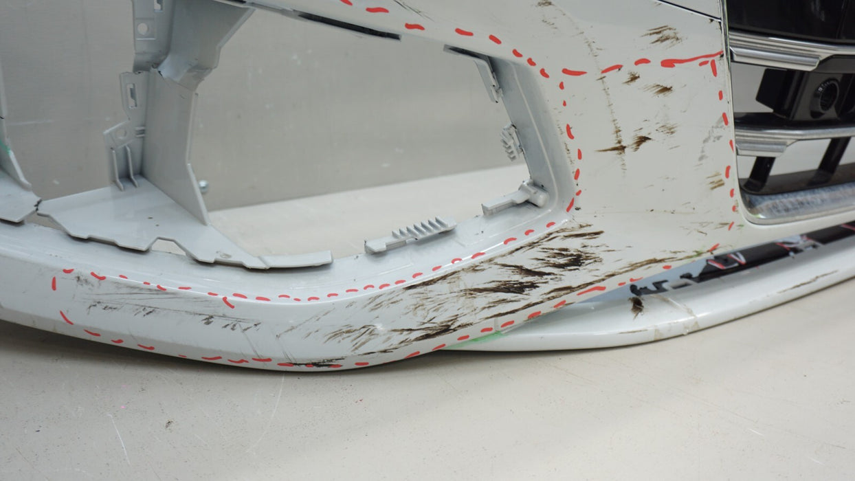 2021 AUDI A4 QUATTRO SEDAN FRONT BUMPER COVER PANEL W/ GRILLE GRILL EMBLEM OEM