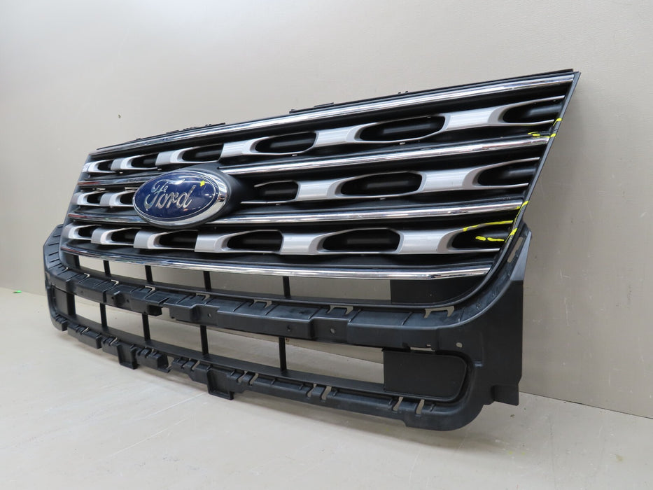 2016-2017 FORD EXPLORER FRONT BUMPER GRILLE GRILL W/ EMBLEM OEM FB53-8150-ABW
