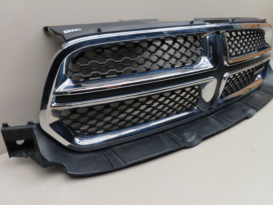 2011-2013 DODGE DURANGO FRONT BUMPER GRILLE GRILL CHROME/BLACK 55079364AF OEM