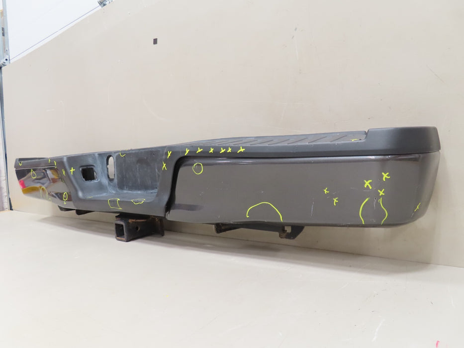 2015-2020 FORD F-150 REAR METAL BUMPER STEP PLATE COVER W/ TOW TOWING HITCH OEM