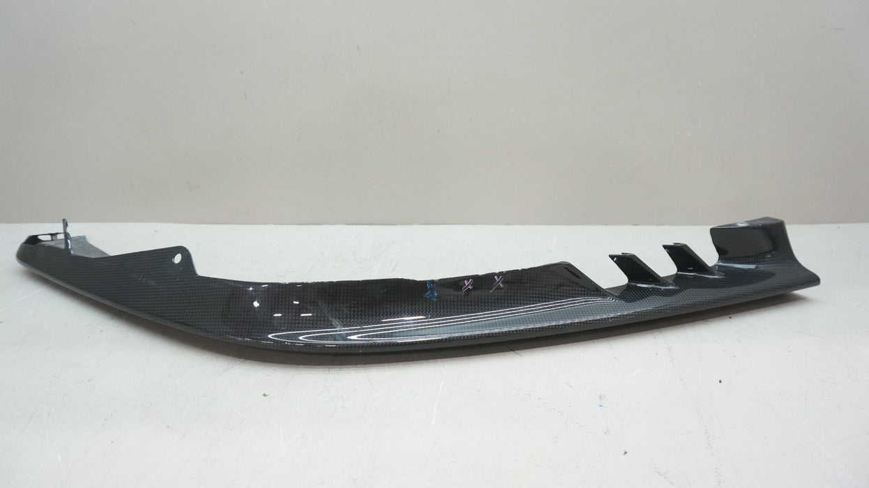 2020-2024 FERRARI SF90 FRONT BUMPER LEFT SPLITTER SPOILER LIP CARBON FIBER OEM