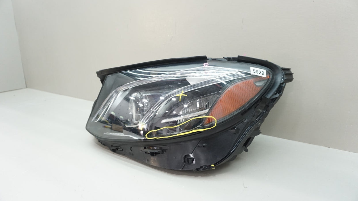 2017-2020 MERCEDES BENZ E CLASS E300 E350 E400 FRONT LEFT HEADLIGHT OEM