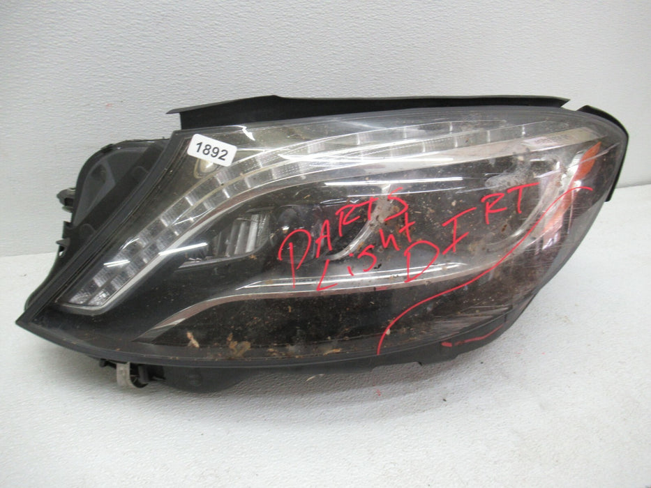 2014 MERCEDES BENZ S550 W222 LEFT DRIVER  SIDE HEADLIGHT FULL LED LAMP OEM