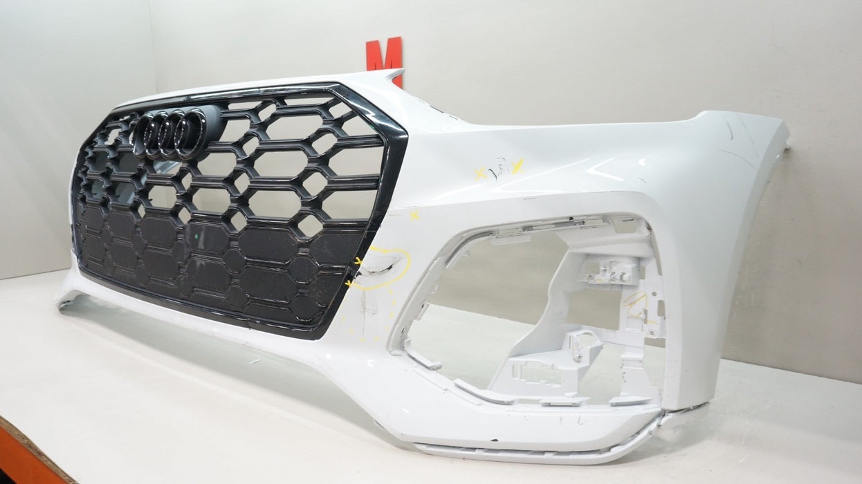 2021-2025 AUDI Q5 FRONT BUMPER COVER PANEL WITH GRILLE OEM