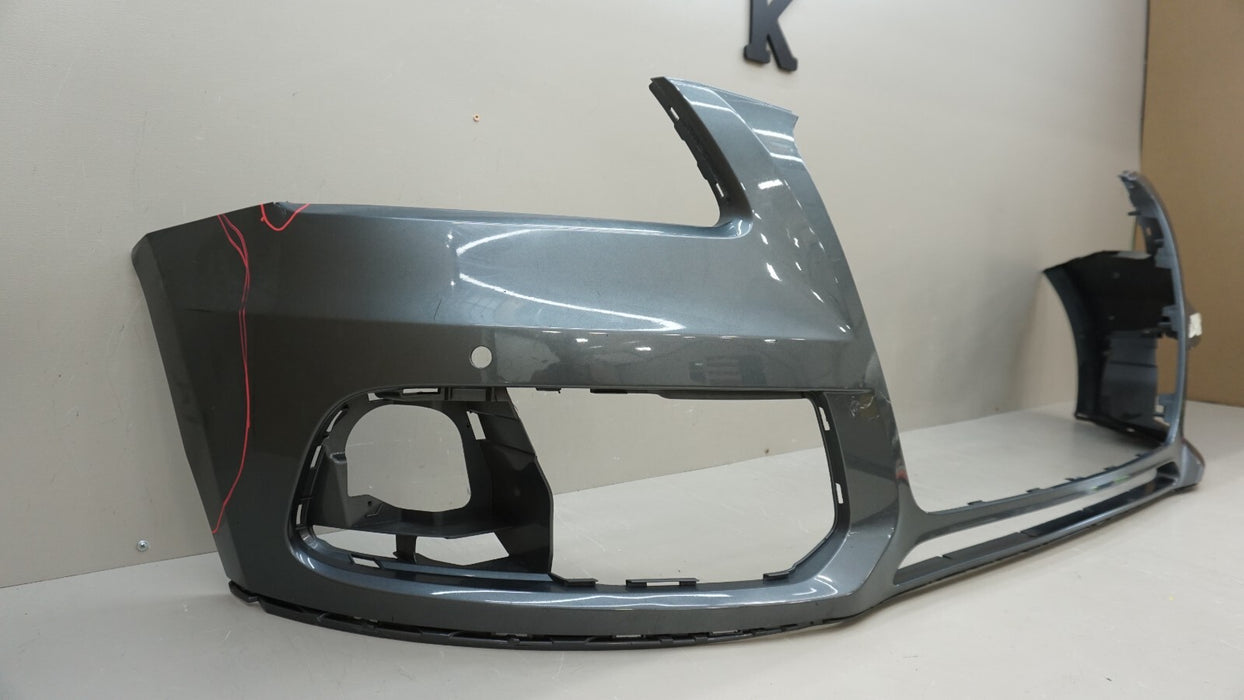 2013-2016 AUDI Q5 FRONT BUMPER COVER OEM 8R0807437AH W/ SENSOR HOLES OEM