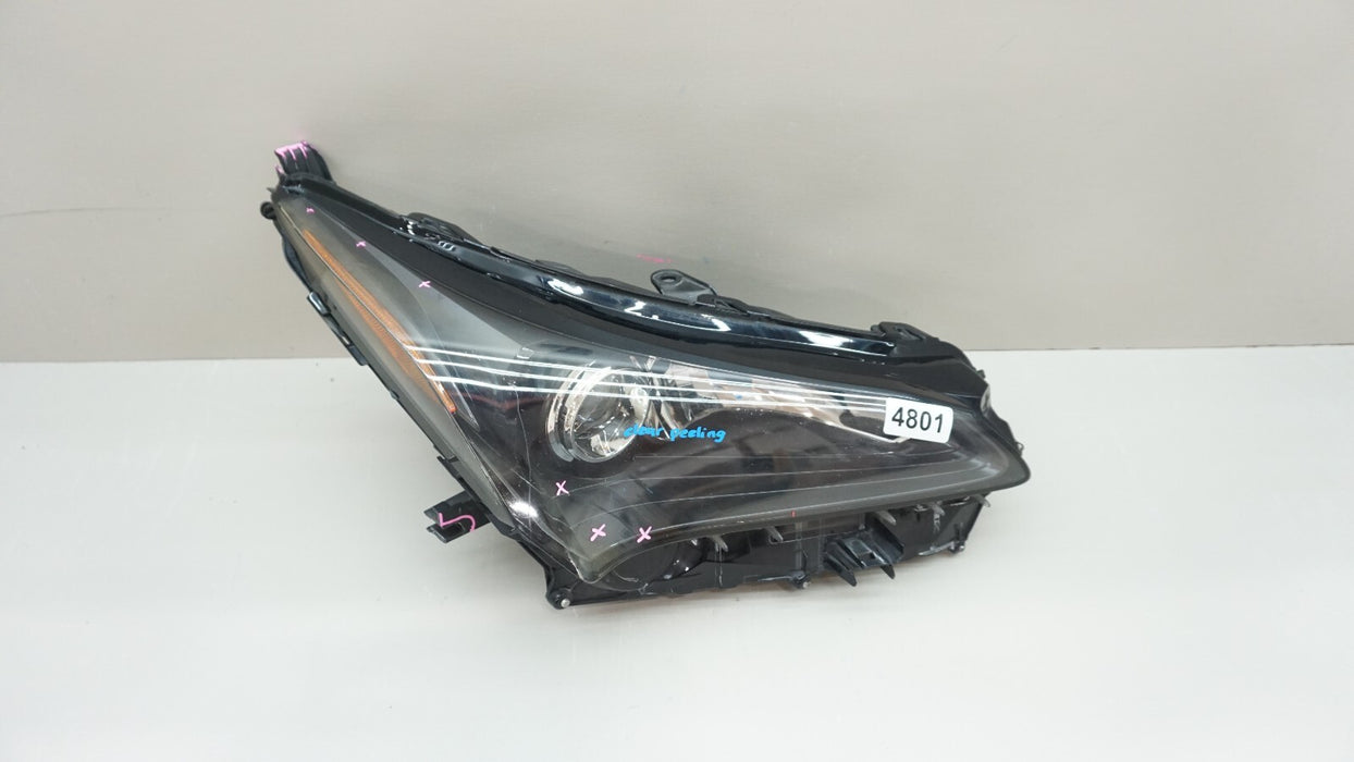 2015-2017 LEXUS NX200T NX300H FRONT RIGHT PASSENGER HEADLIGHT HALOGEN OEM