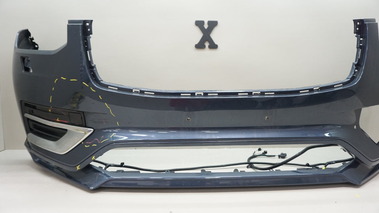 2020-2021 VOLVO XC90 FRONT BUMPER COVER PANEL W HARNESS OEM 31663527