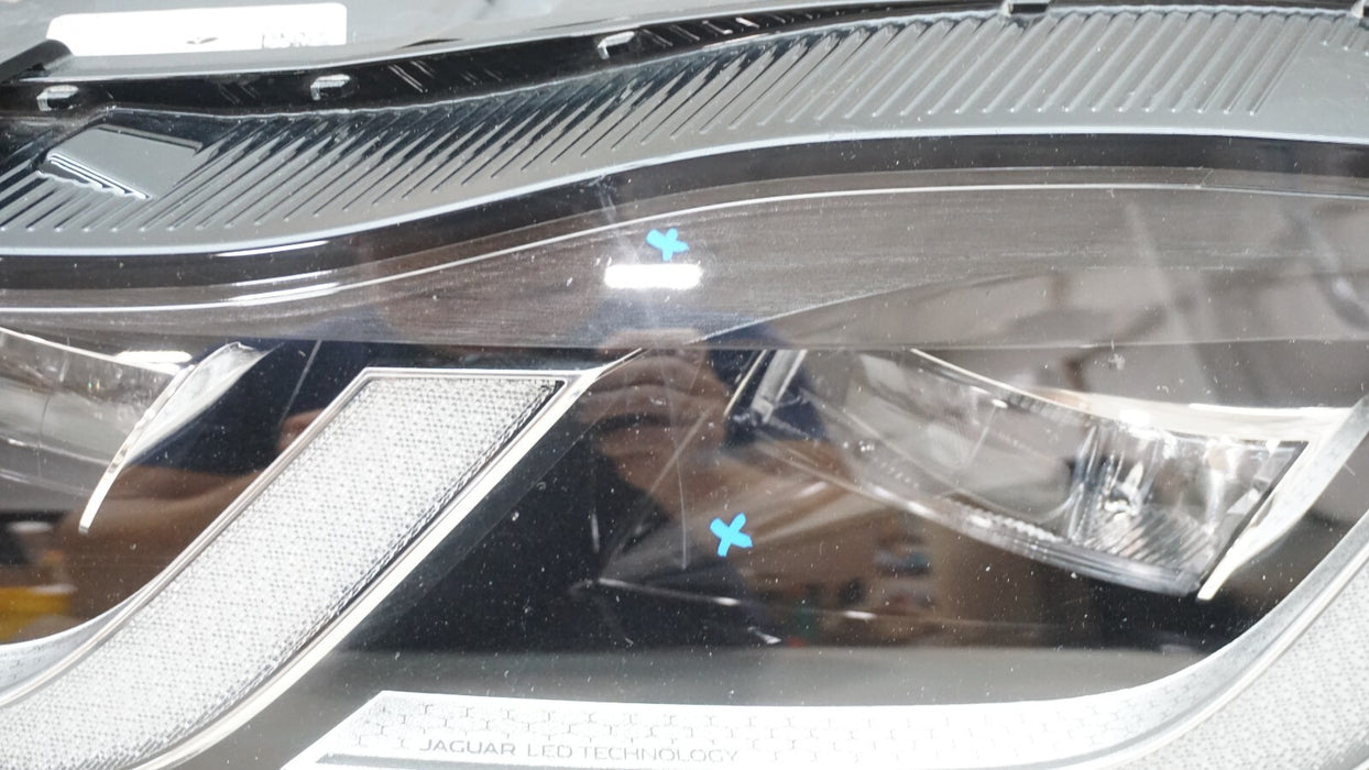 2021-2023 JAGUAR F-PACE XF FRONT LEFT FULL LED HEADLIGHT OEM NAMK83-13W030-CC
