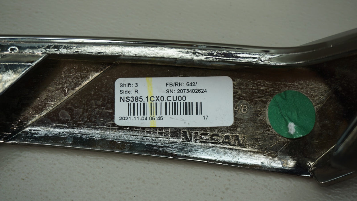 2021-2023 NISSAN KICKS FRONT BUMPER MOLDING TRIM RIGHT SIDE OEM 620745R00A