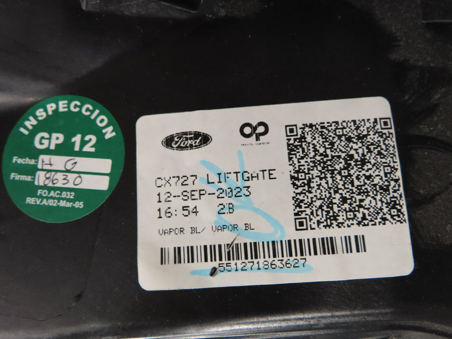 2021 2022 FORD MUSTANG MACH-E LIFTGATE TAILGATE OEM