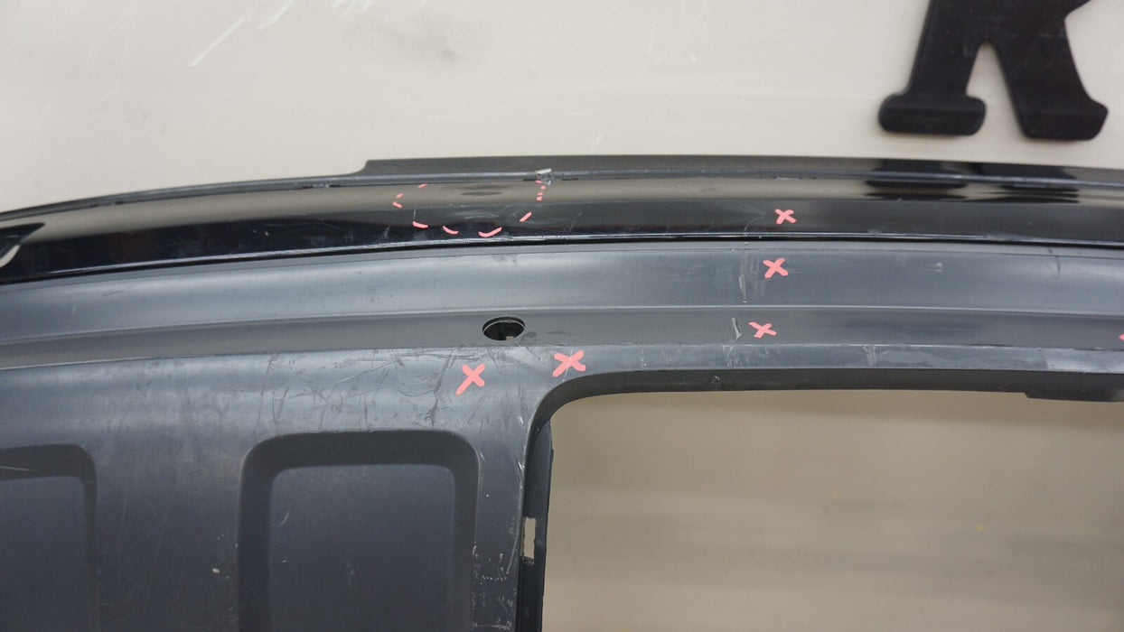 2010-2015 AUDI Q7 REAR LOWER BUMPER COVER PANEL W/ SENSOR HOLE OEM 4L0807521AH