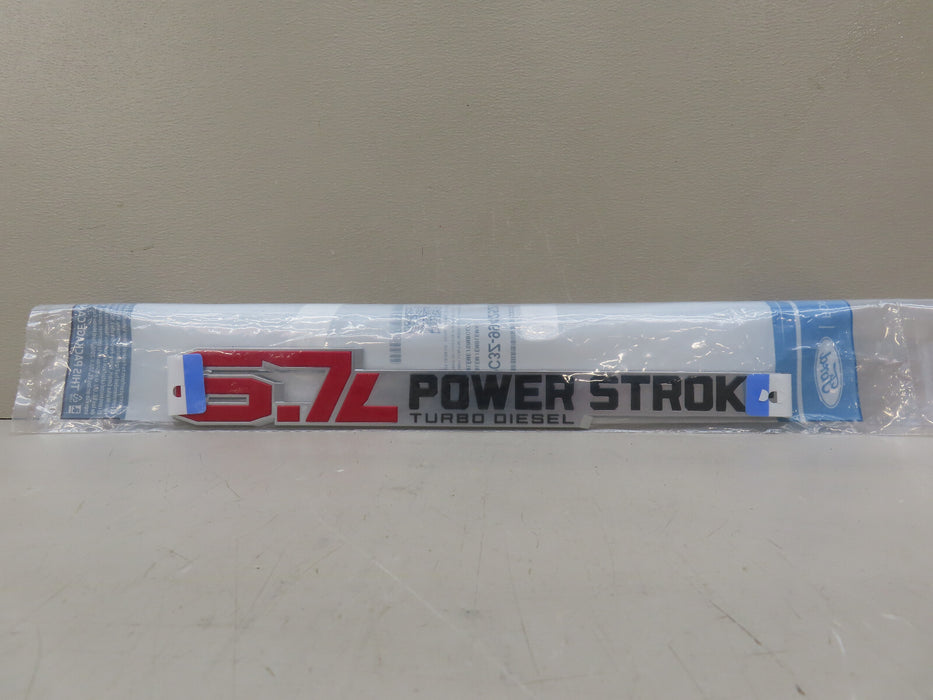 2023 2024 FORD F-250 F-350 6.7L POWERSTROKE FRONT DOOR NAMEPLATE EMBLEM OEM