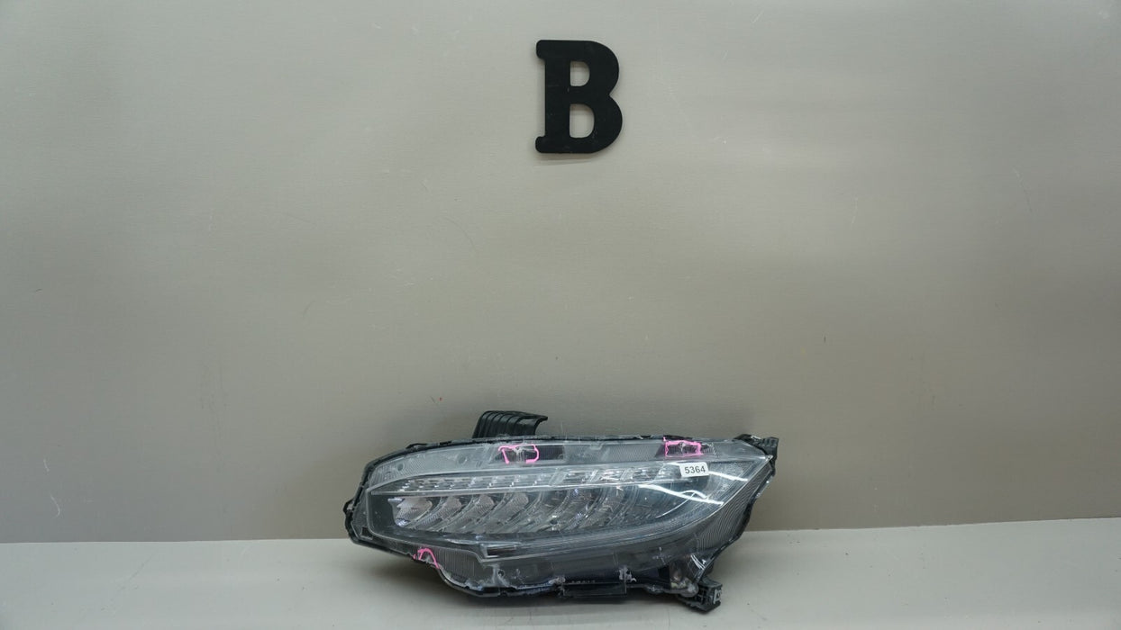 2016-2018 HONDA CIVIC TOURING FRONT LEFT DRIVER HEADLIGHT LAMP FULL LED OEM