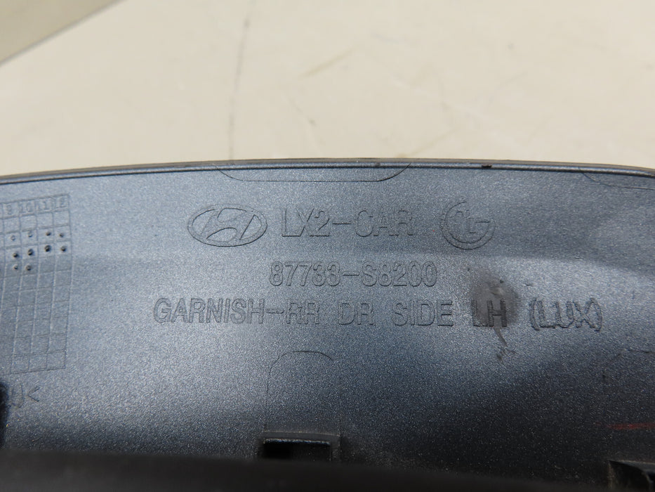2020-2023 HYUNDAI PALISADE REAR LEFT DRIVER WHEEL ARCH DOOR MOLDING OEM