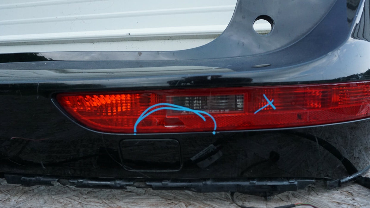 2009-2012 AUDI Q5 REAR UPPER BUMPER COVER W/ TURN LIGHT & PDC SENSOR WIRE OEM