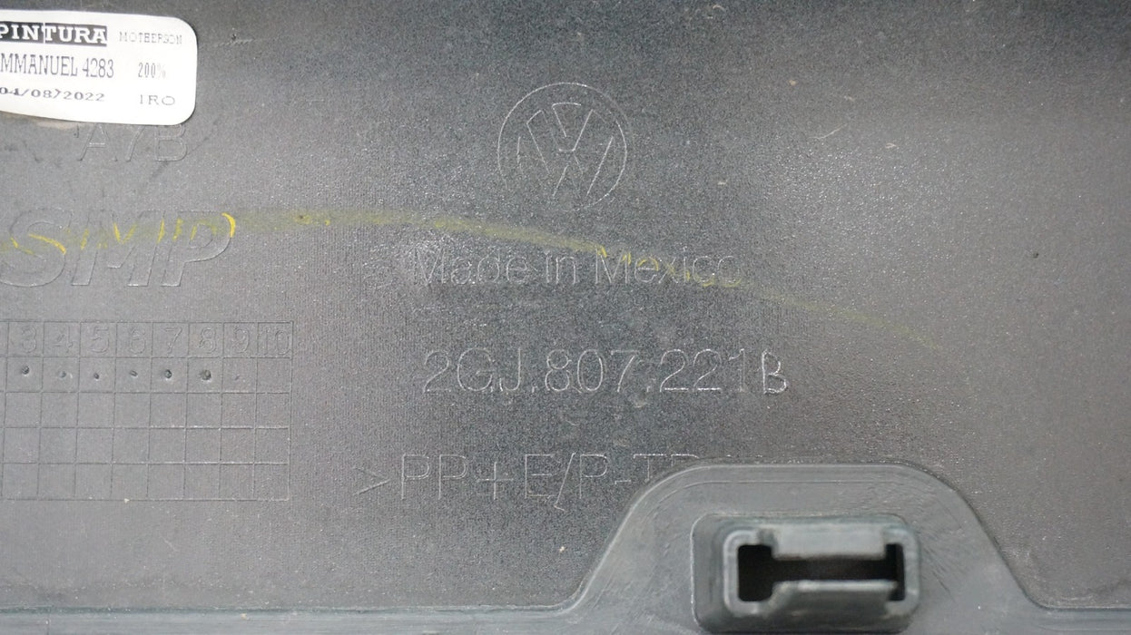2022-2024 VOLKSWAGEN TAOS FRONT BUMPER COVER PANEL OEM 2GJ807221B