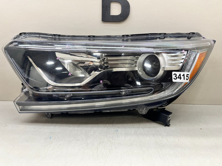 2017-2022 HONDA CR-V LEFT DRIVER HALOGEN W/LED HEADLIGHT HEADLAMP OEM