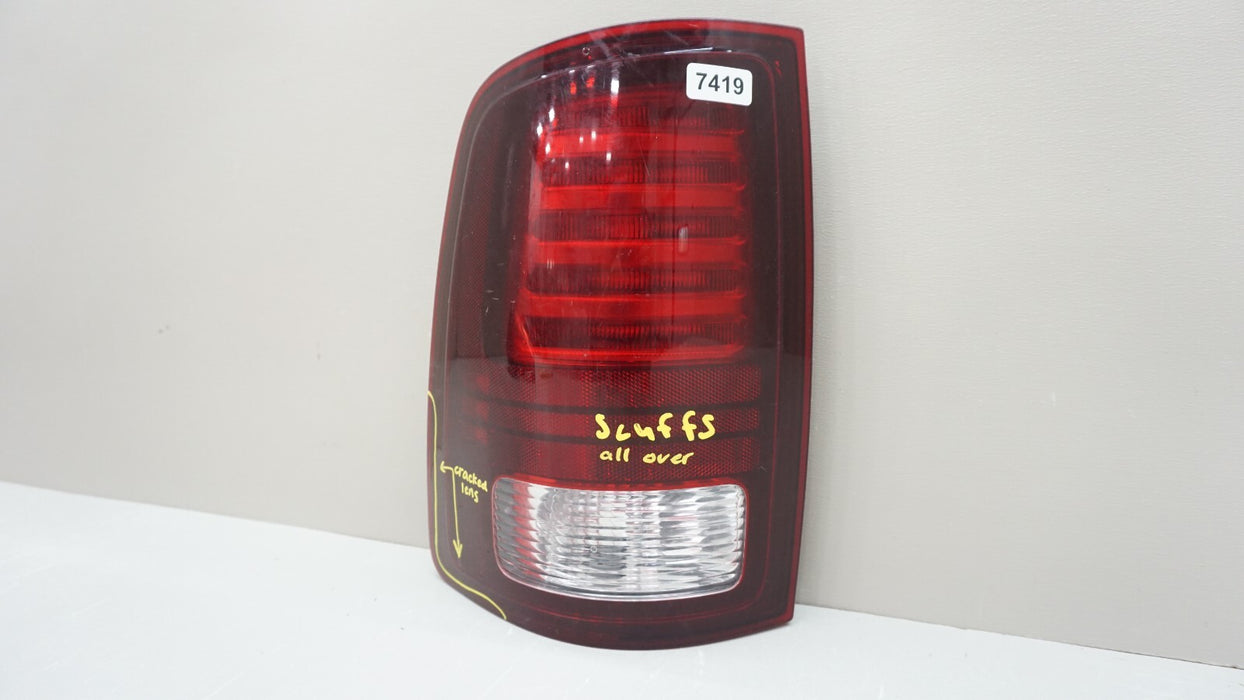 2013-2022 DODGE RAM 1500 2500 3500 REAR LEFT DRIVER SIDE TAIL LIGHT AFTERMARKET