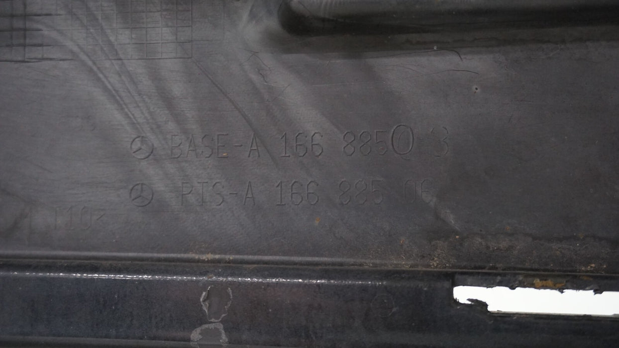 2012-2016 MERCEDES ML W166 AMG REAR BUMPER COVER PANEL GENUINE OEM A16688503