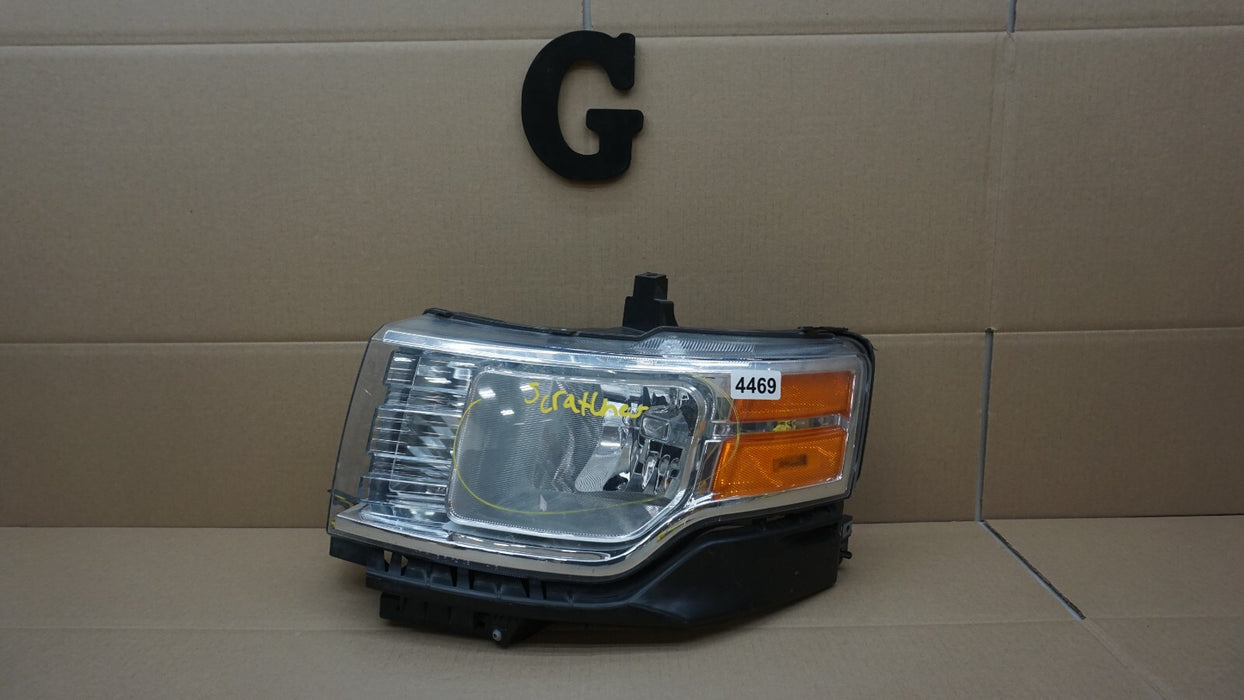 2009-2012 FORD FLEX FRONT LEFT DRIVERS SIDE HEADLIGHT HALOGEN OEM 09 10 11 12