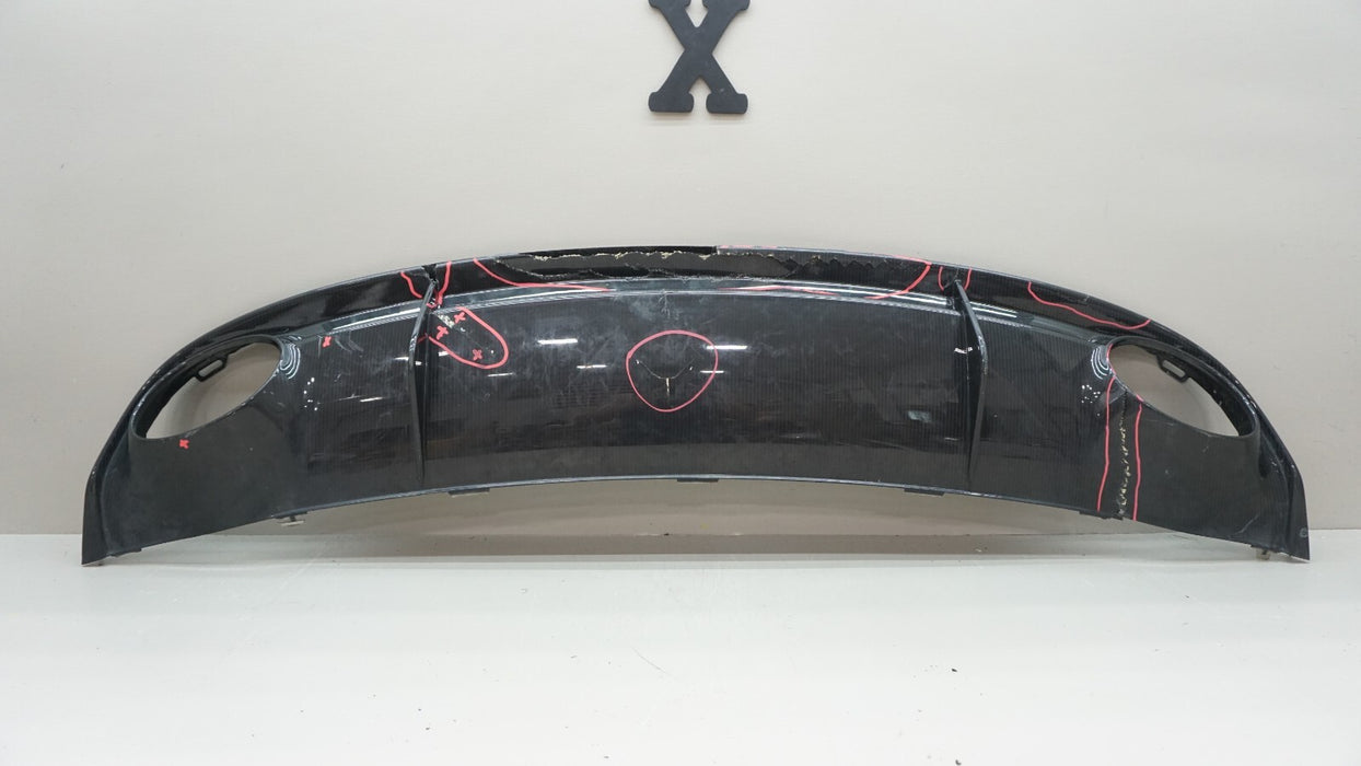 2014-2018 AUDI RS7 REAR LOWER BUMPER DIFFUSER CARBON FIBRE 4G8807521K OEM