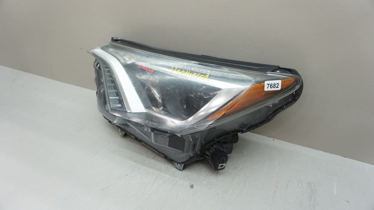 2016-2018 TOYOTA RAV4 SUV FRONT LEFT DRIVER SIDE HEADLIGHT LAMP HALOGEN OEM
