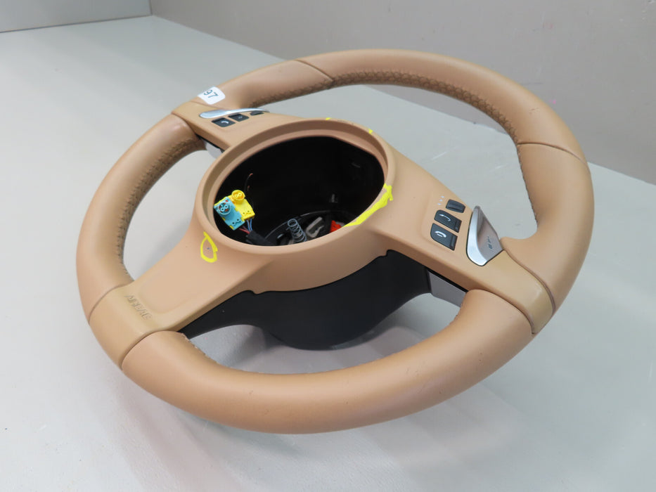 2011-2016 PORSCHE CAYENNE S STEERING WHEEL OEM 991.347.803.42
