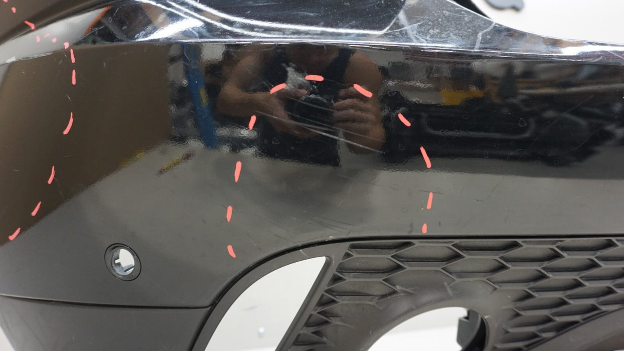 2018-2021 JAGUAR E-PACE REAR BUMPER COVER W/SENSOR HOLES OEM J9C317A958A