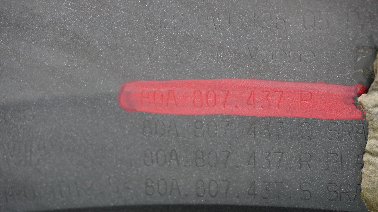 2021-2023 AUDI Q5 FRONT BUMPER COVER PANEL OEM 80A807437P