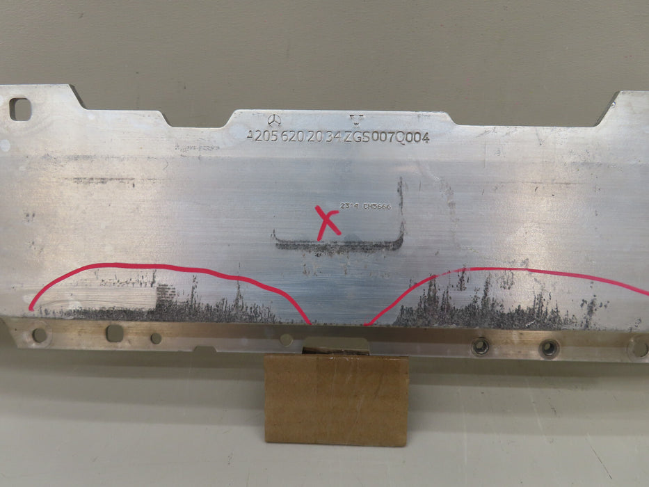 2015-2021 MERCEDES-BENZ C CLASS FRONT REINFORCEMENT IMPACT BAR OEM A2056202034